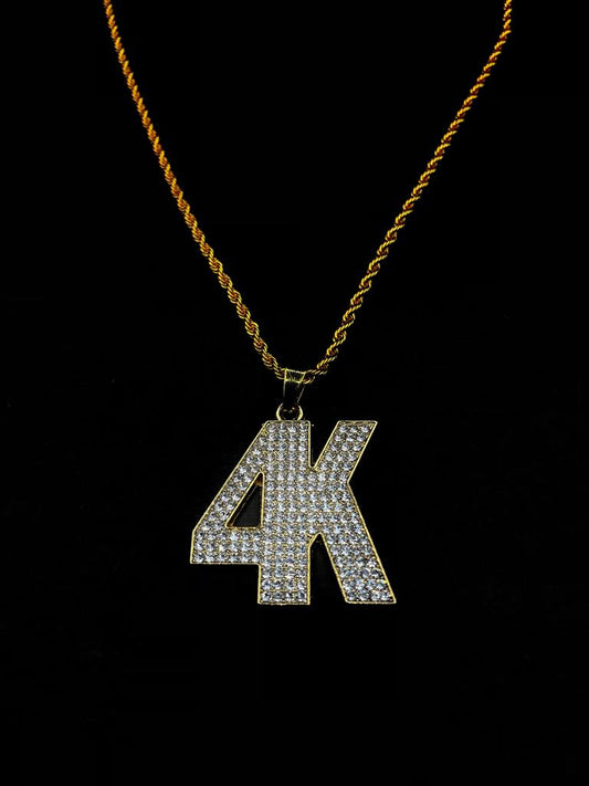 Iced Out Pendant- 4K